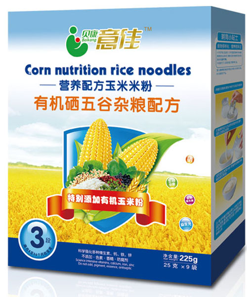 貝康意佳有機(jī)硒五谷雜糧配方米粉