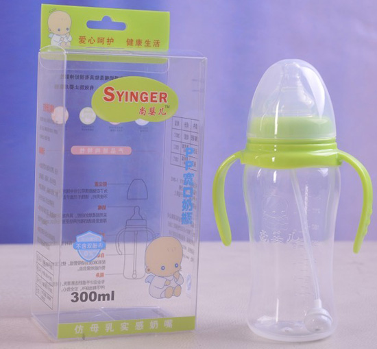 尚嬰兒PP寬口奶瓶300ml綠色