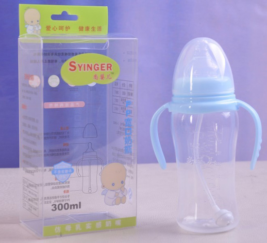 尚嬰兒PP寬口奶瓶300ml天藍色