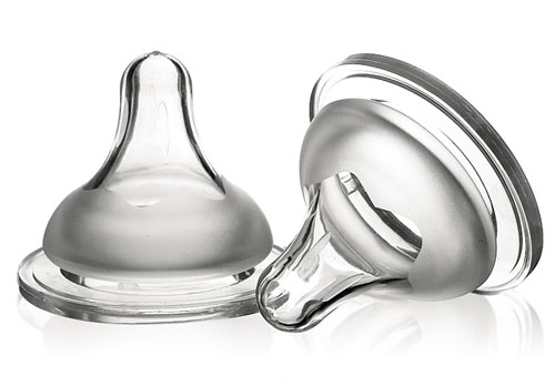 皇嬰寬口磨砂耐嚼+奶嘴(兩支裝)