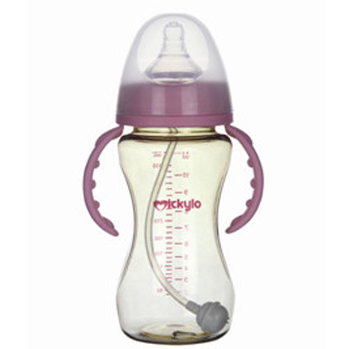 米奇樂PPSU寬口自動奶瓶330ml