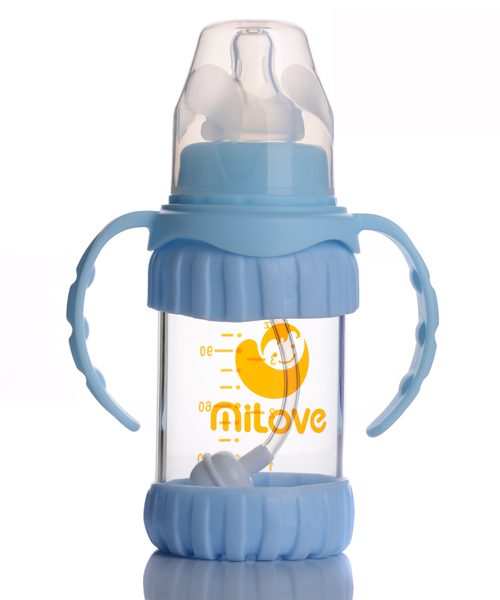 米愛120ML標(biāo)口防爆玻璃奶瓶