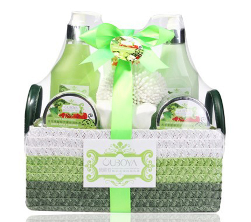 雅孕三色草編禮籃套裝