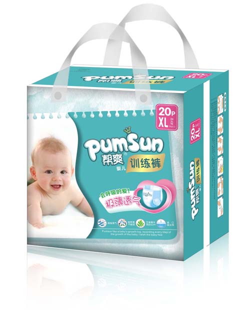 幫爽極薄透氣嬰兒訓(xùn)練褲XL碼