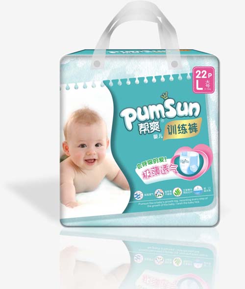 幫爽極薄透氣嬰兒訓(xùn)練褲L碼