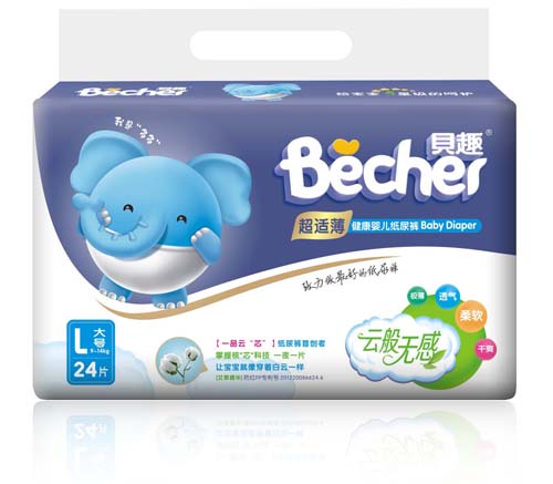 貝趣健康嬰兒紙尿褲L碼