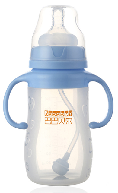 巴巴貝爾寬口徑硅膠自動(dòng)奶瓶240ML