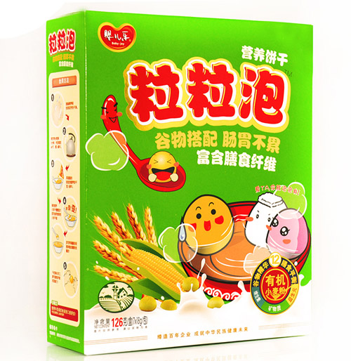 嬰兒樂(lè)粒粒泡谷物餅干