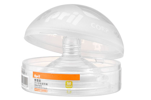 愛(ài)普麗大口徑硅膠奶嘴M碼