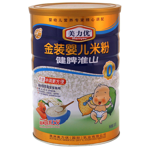 美力優(yōu)健脾淮山金裝嬰兒米粉0段