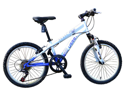 USEE優(yōu)適天使高碳鋼20寸兒童自行車男童款兩色可選
