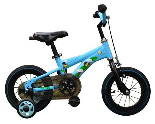 USEE優(yōu)適叢林鋁合金天際藍(lán)12寸兒童自行車1