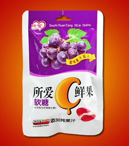 所愛(ài)C鮮果軟糖葡萄味