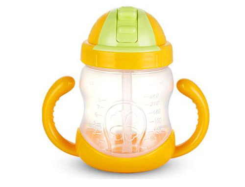 優(yōu)冠寶貝雙耳PP吸管杯280ml