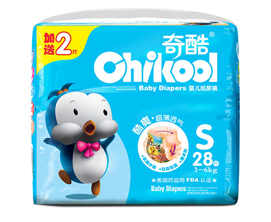 奇酷藍(lán)品鵝紙尿褲S28片