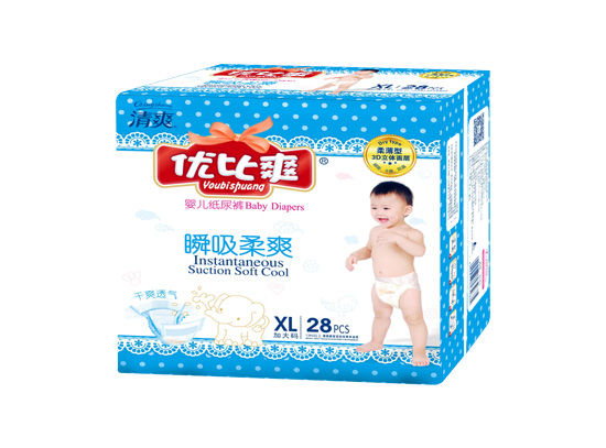 優(yōu)比爽紙尿褲XL28片