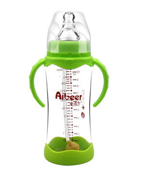 愛貝爾晶鉆弧形奶瓶300ML