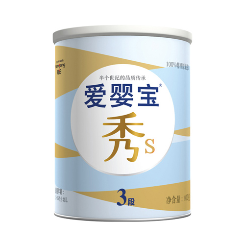 愛(ài)嬰寶秀S嬰兒配方奶粉400克3段