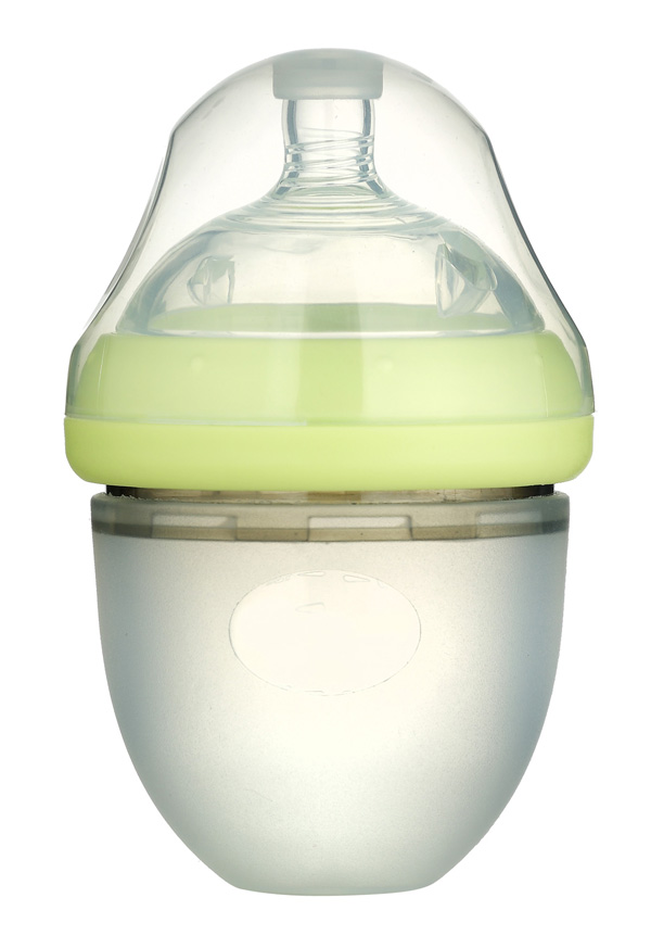 小蘋果硅膠奶瓶 綠色