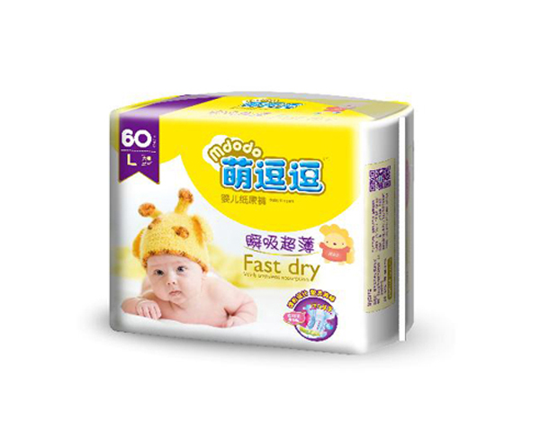 萌逗逗瞬吸超薄紙尿褲L60