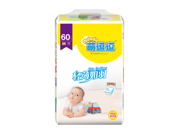 萌逗逗輕薄如羽紙尿褲M60