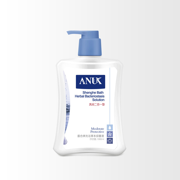 泉嬰愛洗浴草本抑菌液-洗浴二合一型1000ml