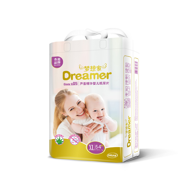 柔非凡夢想家蘆薈精華嬰兒紙尿片XL54