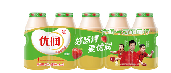 優(yōu)潤(rùn)乳酸菌飲品 100ml 優(yōu)潤(rùn)0脂肪 外彩膜紅色
