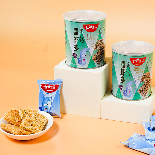 江洋康達(dá)高鈣雪蝦多 海苔味 罐裝招商