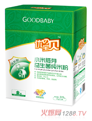 優(yōu)の寶貝益生菌純米粉375g