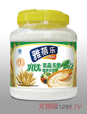 雅蓓樂乳鐵果蔬多維營(yíng)養(yǎng)米粉