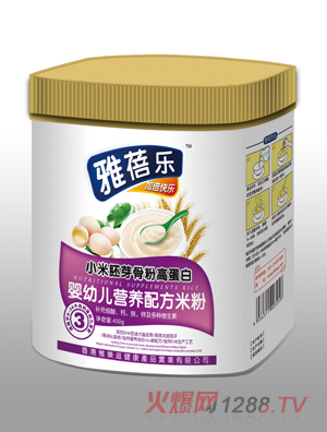 雅蓓樂(lè)小米胚芽骨粉高蛋白嬰幼兒營(yíng)養(yǎng)配方米粉