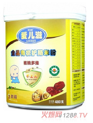 愛兒滋金品有機(jī)護(hù)腸米粉核桃多維