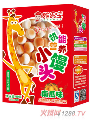 雅思寶南瓜味機(jī)能營(yíng)養(yǎng)小饅頭