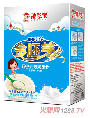 雅思寶五谷雜糧金胚芽奶米粉