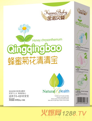 金諾貝嬰蜂蜜菊花清清寶盒裝
