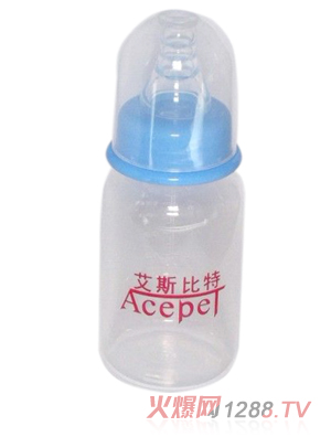 艾斯比特嬰兒無(wú)柄PP奶瓶