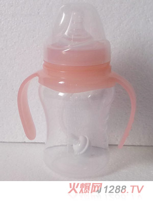 藍天寶貝LP03寬口弧形PP奶瓶