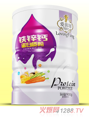 愛(ài)茵坊鐵鋅鈣蛋白質(zhì)粉鐵聽900g
