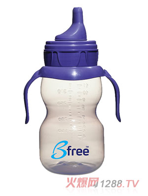 Bfree紫色雙柄易把握學(xué)飲杯300ml