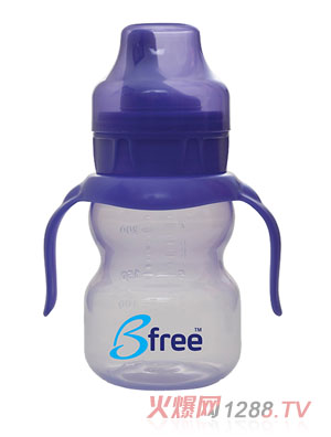 Bfree紫色帶蓋易把握學(xué)飲杯200ml
