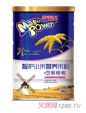 麥可寶兒芝麻核桃智護(hù)小米營(yíng)養(yǎng)米粉