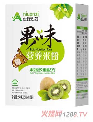 紐安滋果蔬多維配方果味營養(yǎng)米粉（盒）