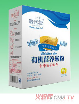 愛因堡紅棗蓮子營養(yǎng)有機米粉