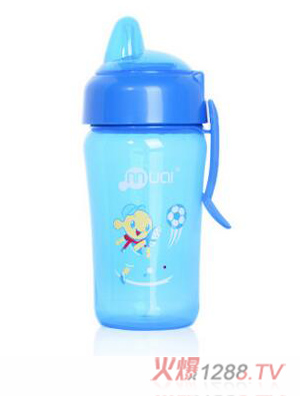 母愛活力寶寶運(yùn)動(dòng)鴨嘴學(xué)飲杯300ml 藍(lán)