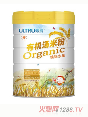 傲滋有機(jī)湯米粉繽紛水果罐裝