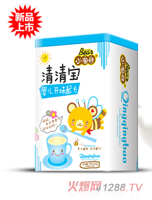 小淘熊嬰兒開(kāi)味清清寶