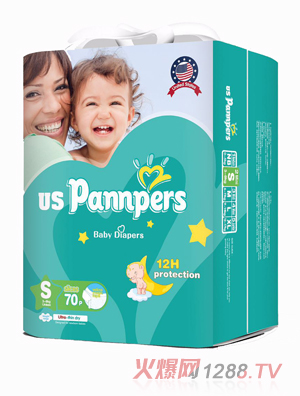 uspannpers歐氏全芯體大環(huán)腰紙尿褲大包S碼70片