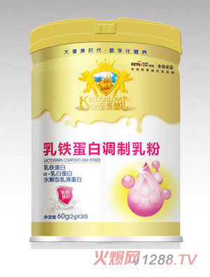 金盾愛嬰乳鐵蛋白調(diào)制乳粉