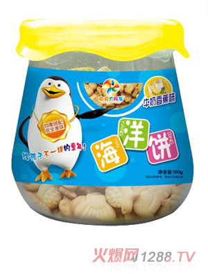 央央大風(fēng)車(chē)海洋餅（牛奶香蕉味）